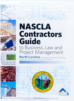 North Carolina Contractors Guide to Business and Project Management for Plumbing, Heating, and Sprinklers