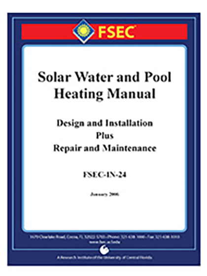 Solar Water and Pool Heating Manual